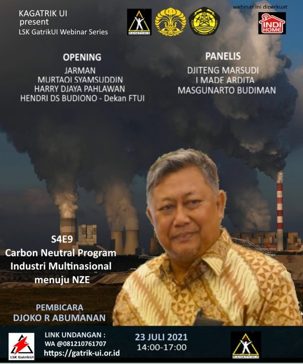 Materi Webinar S4E9 Carbon Neutral Program Industri Multinasional Menuju Zero Emission