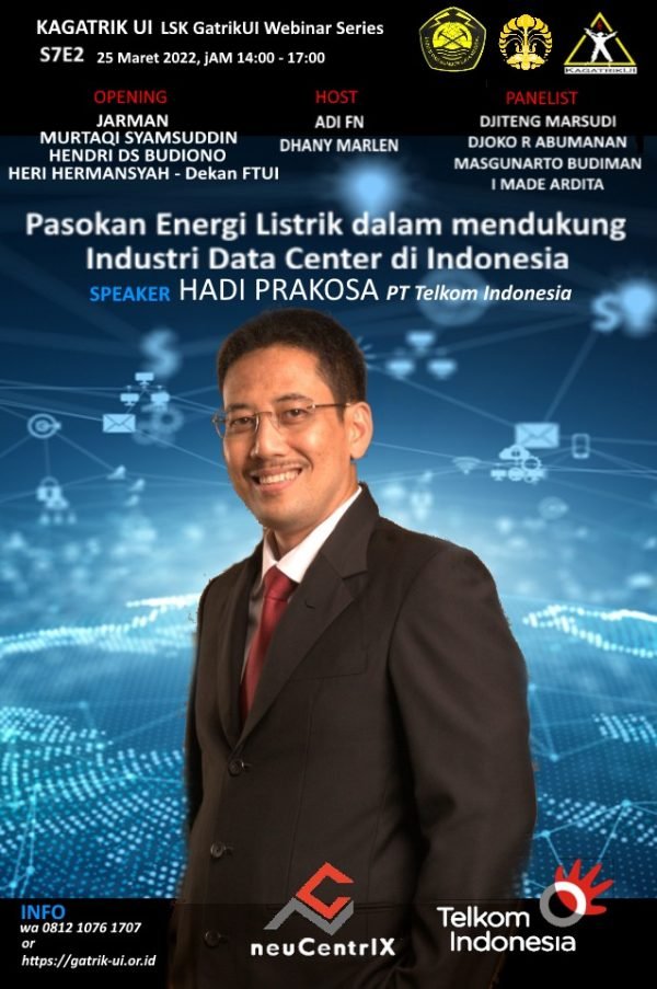 Materi Webinar S7E2 Pasokan Energi Listrik dalam mendukung Industri Data Center di Indonesia