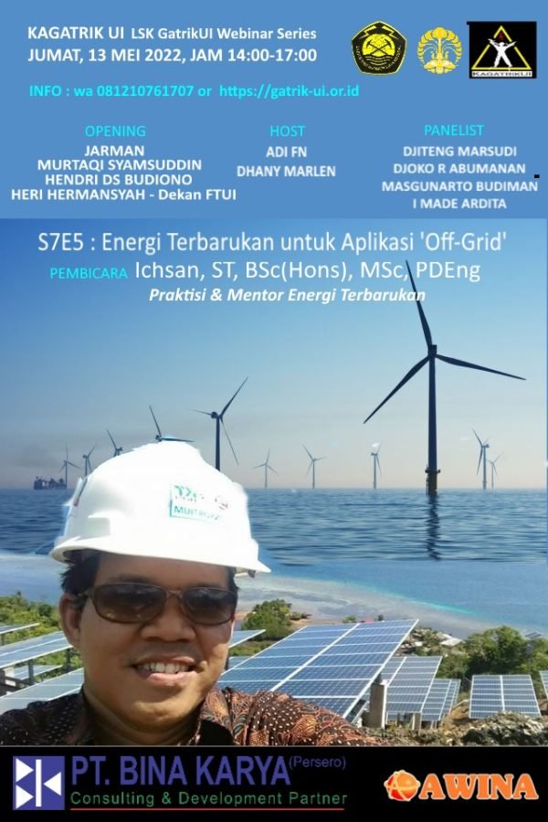 Sertifikat Webinar S7E5 Energi Terbarukan Untuk Aplikasi Off-Grid - Gambar 2