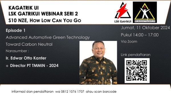 Materi Webinar S10E1 NZE, How Low Can You Go | Advanced Automotive Green Technology Toward Carbon Neutral ( Ir. Edward Otto Kanter )