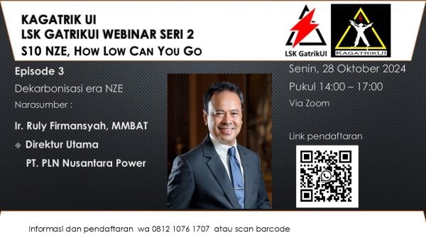 Materi Webinar S10E3 NZE, How Low Can You Go | Dekarbonisasi era NZE ( Ir, Ruly Firmansyah, MMBAT )