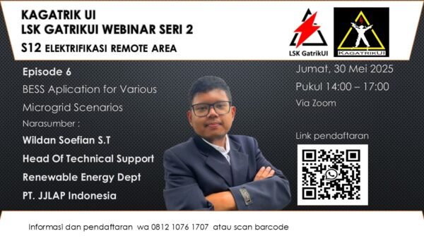Materi Webinar S12E6 | BESS Aplication For Various Microgrid Scenarios ( Wildan Soefian S.T )