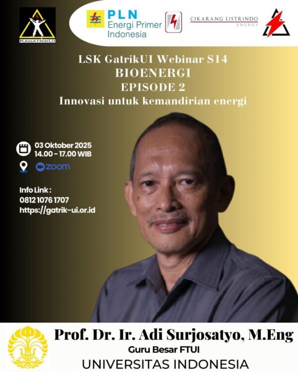 Materi Webinar S14E2 | Innovative Waste-to-Energy Solutions ( Prof. Dr. Ir. Adi Surjosatyo, M.Eng )