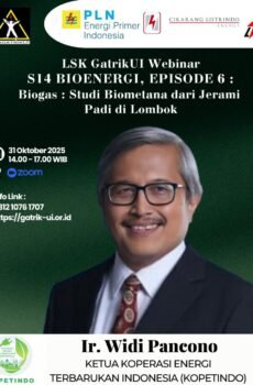 Materi Webinar S14E6 | Studi Bio Metana  dari Jerami Padi  di Lombok, Nusa  Tenggara Barat ( Ir. Widi Pancono )