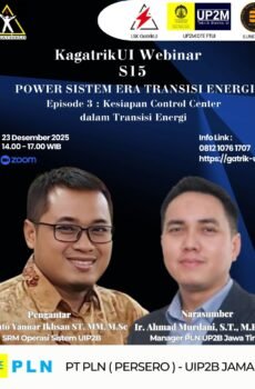 Materi Webinar S15E3 | Kesiapan Load Dispatch Center dalam Transisi Energi ( Ir. Ahmad Murdani, S.T.,M.Eng.Sc )