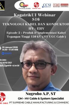 Materi Webinar S16E2 | Produk & Implementasi Kabel Tegangan Tinggi 150 kV ( HV UGC Cable ) ( Nugroho A.P, ST )